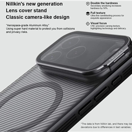 کاور برند نیلکین مدل Camshield Prop Magnetic Clear Transparent Lens Guard مناسب برای Apple iPhone 17 Pro