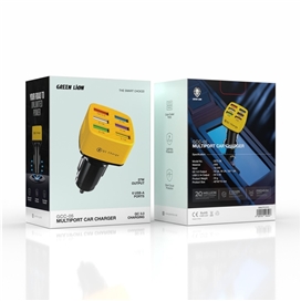 شارژر اتومبیل چند پورت گرین لاین Green GCC-05 Multiport Car Charger