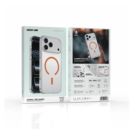 قاب مگسیف MagSafe گرین Green مدل CORAL DELGADO مناسب برای Apple iPhone 17 Pro Max