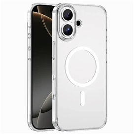 قاب شفاف مگ سیف آیفون 17 پرو برند گرین لاین مدل Green Lion Magsafe Crystal Clear GNMCRYC17CL مناسب برای Apple iPhone 17 Pro