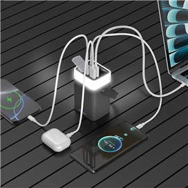 پاوربانک پاورولوژی 40000 میلی آمپر مدل Halo Beam کد PPBCHA92