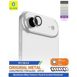 رینگ محافظ لنز اورجینال آیفون BLUEO ORIGIN METAL FRAME LENS PROTECTOR GLASS مناسب برای Apple iPhone 16E