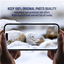 رینگ محافظ لنز آیفون 14 Apple iphone 13 Mini BLUEO Metal Frame Lens Protector Glass