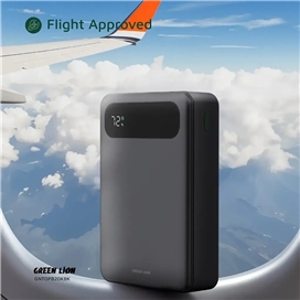 پاوربانک 22.5 وات 20000 با کابل همراه گرین لاین Green Lion Toledo Power Bank GNTOPB20KBK