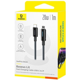 کابل تایپ سی به لایتنینگ 20 وات یک متری بیسوس BASEUS CB000146 Lit