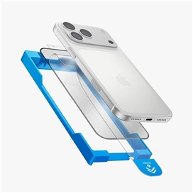 گلس آیفون 17 پرو مکس برند یونیک مدل UNIQ Optix EXOFit Vivid