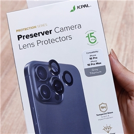 محافظ لنز دوربین برند جی سی پال JCPAL مدل Preserver مناسب برای Apple iPhone 17 Pro Max
