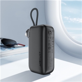 پاوربانک 10000 ایس فست ACEFAST M27 توان 22.5 وات همراه با کابل متصل