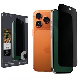 محافظ صفحه نمایش لِولو مدل Edge Pro 9H Privacy مناسب برای Apple iPhone 17 Pro Max