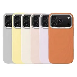 قاب چرمی مگسیف MagSafe ممومی memumi مدل نگین دار مناسب برای Apple iPhone 17 Pro Max