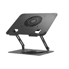 استند لپ تاپ همراه با فن خنک کننده گرین لاین Green Lion Adjustable Laptop Stand with Cooling Fan GNAD360STDBK