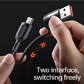 کابل فست شارژ چندکاره مک دودو Mcdodo Fast Charging Cable CA-8800 2 In 3