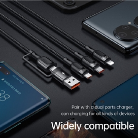کابل فست شارژ چندکاره مک دودو Mcdodo Fast Charging Cable CA-8800 2 In 3