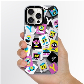 قاب YOUNGKIT یانگکیت White S.Nine Colorful Eyes Magsafe Series مناسب برای Apple iPhone 14 Pro Max