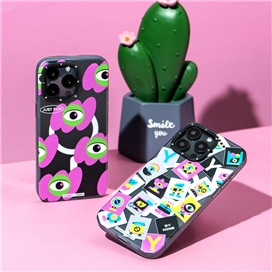 قاب YOUNGKIT یانگکیت White S.Nine Colorful Eyes Magsafe Series مناسب برای Apple iPhone 14 Pro Max