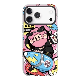 قاب برند OGBRO اوجی برو مدل Crazy Music Missiles Series مناسب برای Apple iPhone 17 Pro Max