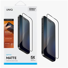 محافظ صفحه گیمینگ برند یونیک مدل UNIQ Optix Matte مناسب برای Apple iPhone 16 Pro