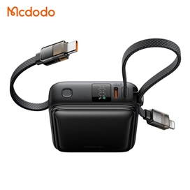 پاوربانک 10000 مک دودو Mcdodo MC-2550 توان 22.5 وات با کابل متصل