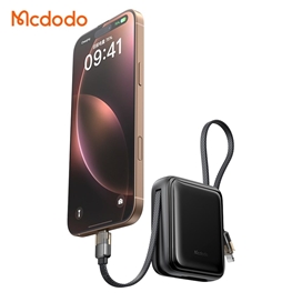 پاوربانک 10000 مک دودو Mcdodo MC-2550 توان 22.5 وات با کابل متصل