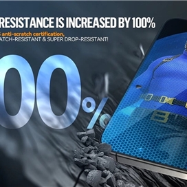 گلس برند بلوئو Blueo مدل Blueo Crystal Anti-scratch مناسب برای Apple iPhone 16 Pro بهمراه ابزار نصب