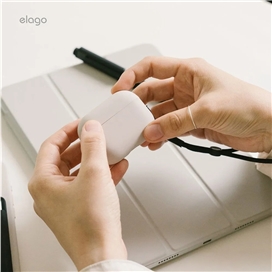 کاور کیس ایرپاد پرو 3 اپل برند Elago مدل Liquid Hybrid Strap Case مناسب برای AirPods Pro (3rd Gen)