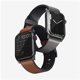 بند چرمی اپل واچ برند یونیک مدل Uniq Straden مناسب برای اپل واچ با سایز 44/45/46/49mm