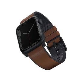 بند چرمی اپل واچ برند یونیک مدل Uniq Straden مناسب برای اپل واچ با سایز 44/45/46/49mm