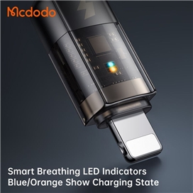 کابل قطع کن دار تایپ سی به لایتنینگ 36 وات 1.2 متری مک دودو Mcdodo Auto Power Off Type-C To Lightning CA-3160