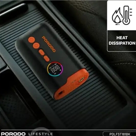 پمپ باد شارژی پرودو Porodo Electric Air Inflator PDLFST181BK