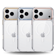 قاب برند نیمی شفاف مدل Nimmy Magnetic Crystal Clear آیفون مناسب برای Apple iPhone 17 Pro