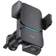 هولدر و شارژر وایرلس دریچه کولری Baseus Wisdom Auto Alignment Car Mount 15W CGZX000001