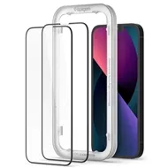 محافظ صفحه نمایش آیفون 13 پرو برند اسپیگن مدل tR Align Master بسته 2 عدد همراه با ابزار نصب