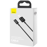 کابل لایتنینگ بیسوس Baseus Superior Series USB to iP CALYS-01 طول 25 سانتی متر و توان 2.4 آمپر