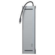 استند و رم ریدر و هاب 10 پورت بیسوس Baseus Enjoyment 10 in 1 Docking Station Stand CATSX-F0G