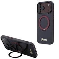 قا برند گس مدل Guess MagSafe IML Hard with Ring Stand & Script Metal Logo مناسب برای Apple iPhone 18 Pro Max