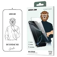 گلس آیفون 17 گرین لاین مدل Green Lion 9H Steve HD iGN9HSGL17PMCL مناسب برای Apple iPhone 17