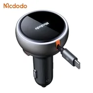 شارژ فندکی 80 وات با کابل جمع شونده تایپ سی مک دودو Mcdodo CC-4850
