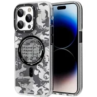 قاب YOUNGKIT یانگ کیت Apple iphone 13 Pro Camouflage Circuit Strong Anti-Drop Impact Series Gray