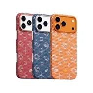 قاب Blueo بلو Gilded Tactile Woven Aramid Fiber Magnetic Case مناسب برای Apple iPhone 17 Pro Max