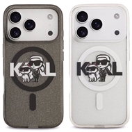 قاب برند کارل لاگرفلد مدل Karl Lagerfeld شماره 8 Iphone مناسب برای Apple iPhone 17 Pro Max