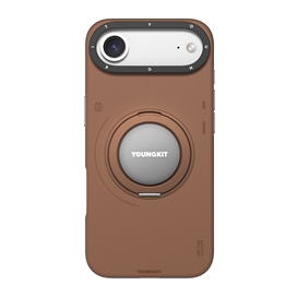 قاب برند Youngkit یانگ کیت مناسب Leather 360 Rotation Ring Stand Case Magsafe مناسب برای Apple iPhone 17 Air