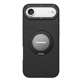 قاب برند Youngkit یانگ کیت مناسب Leather 360 Rotation Ring Stand Case Magsafe مناسب برای Apple iPhone 17 Air
