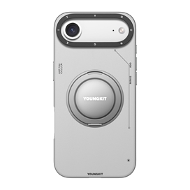 قاب برند Youngkit یانگ کیت مناسب Leather 360 Rotation Ring Stand Case Magsafe مناسب برای Apple iPhone 17 Air