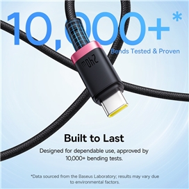 کابل شارژ دو سر تایپ سی 1 متر بیسوس Baseus Dura 240W Charging Data Cable CB000169
