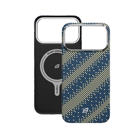 قاب بلو بافت مدل Blueo Gilded Tactile Woven Galaxy Aramid Fiber Magnetic Case مناسب برای Apple iPhone 17 Pro